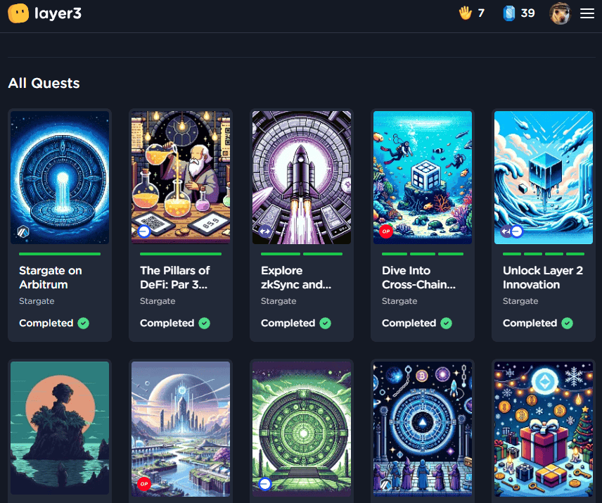 Tarefa da Stargate no site Layer3