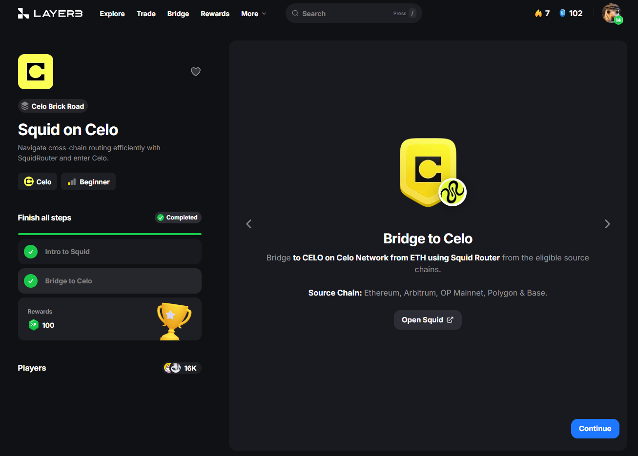 Missão da Squid na Layer3