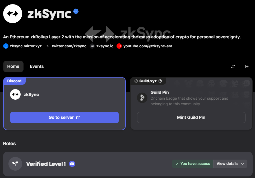 zkSync Gitcoin Passport